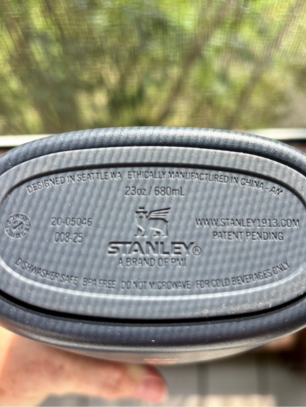 Navy Blue Stanley 23 oz Cross Bottle with Strap - NEVER USED - Picture 8 of 8